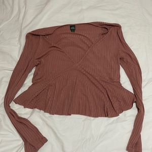 Wild Fable peplum crop top